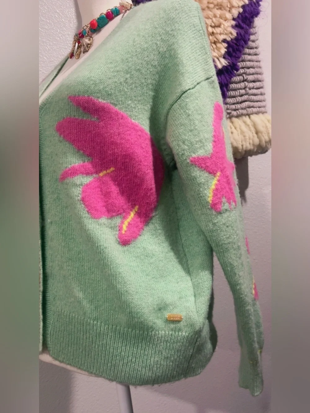 Anthropologie scotch & soda radiate positivity cardigan sweater - Picture 7 of 11